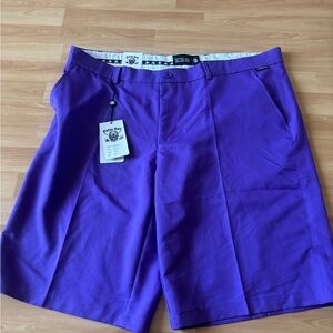 Tattoo‎ Golf Men's Purple Shorts